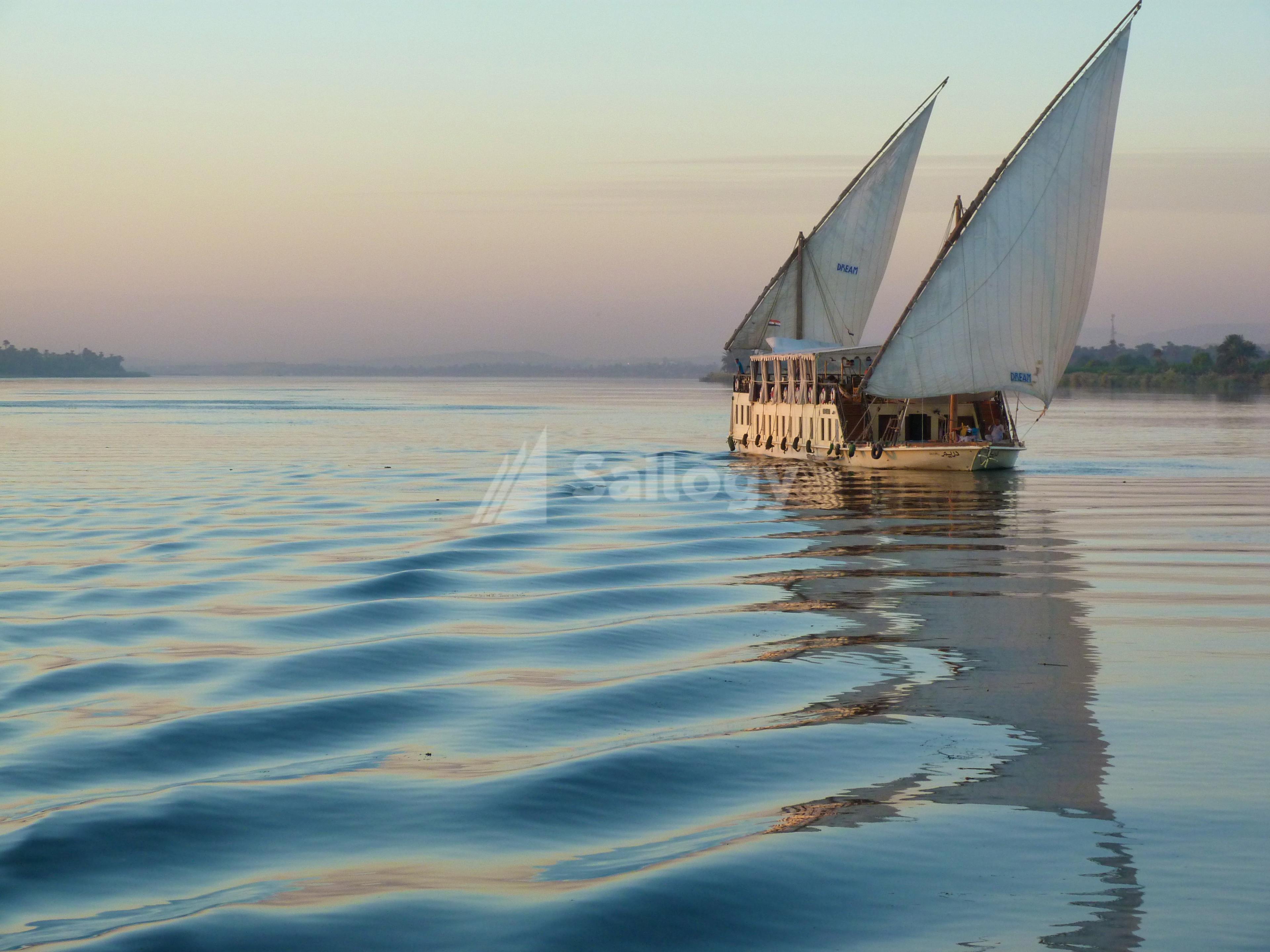 Dahabiya sailing boat