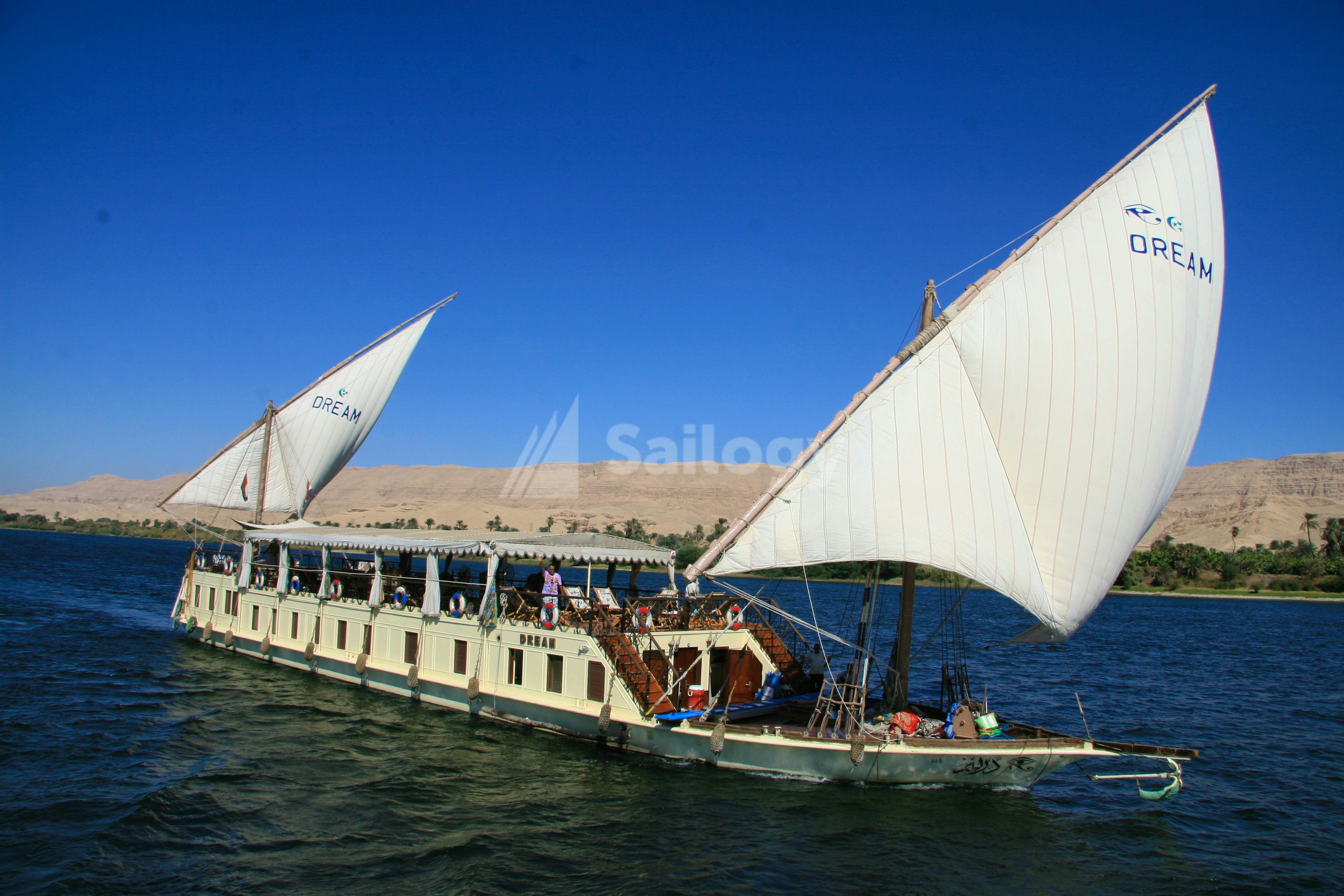 Dahabiya sailing boat