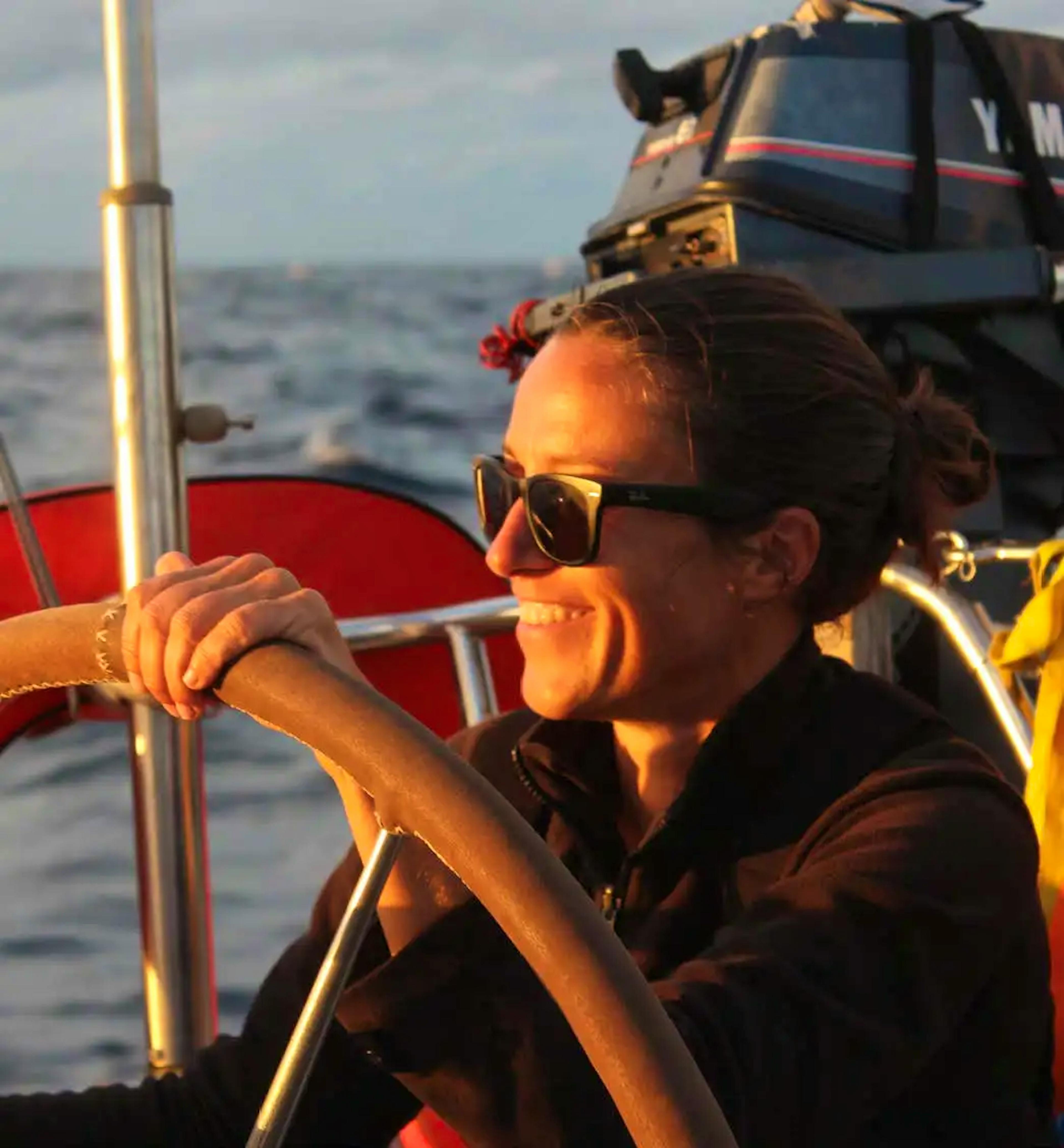 Stealing the show. It is a woman’s world onboard with Sara Teghini