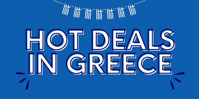 GREEK ESCAPES, ON SALE!