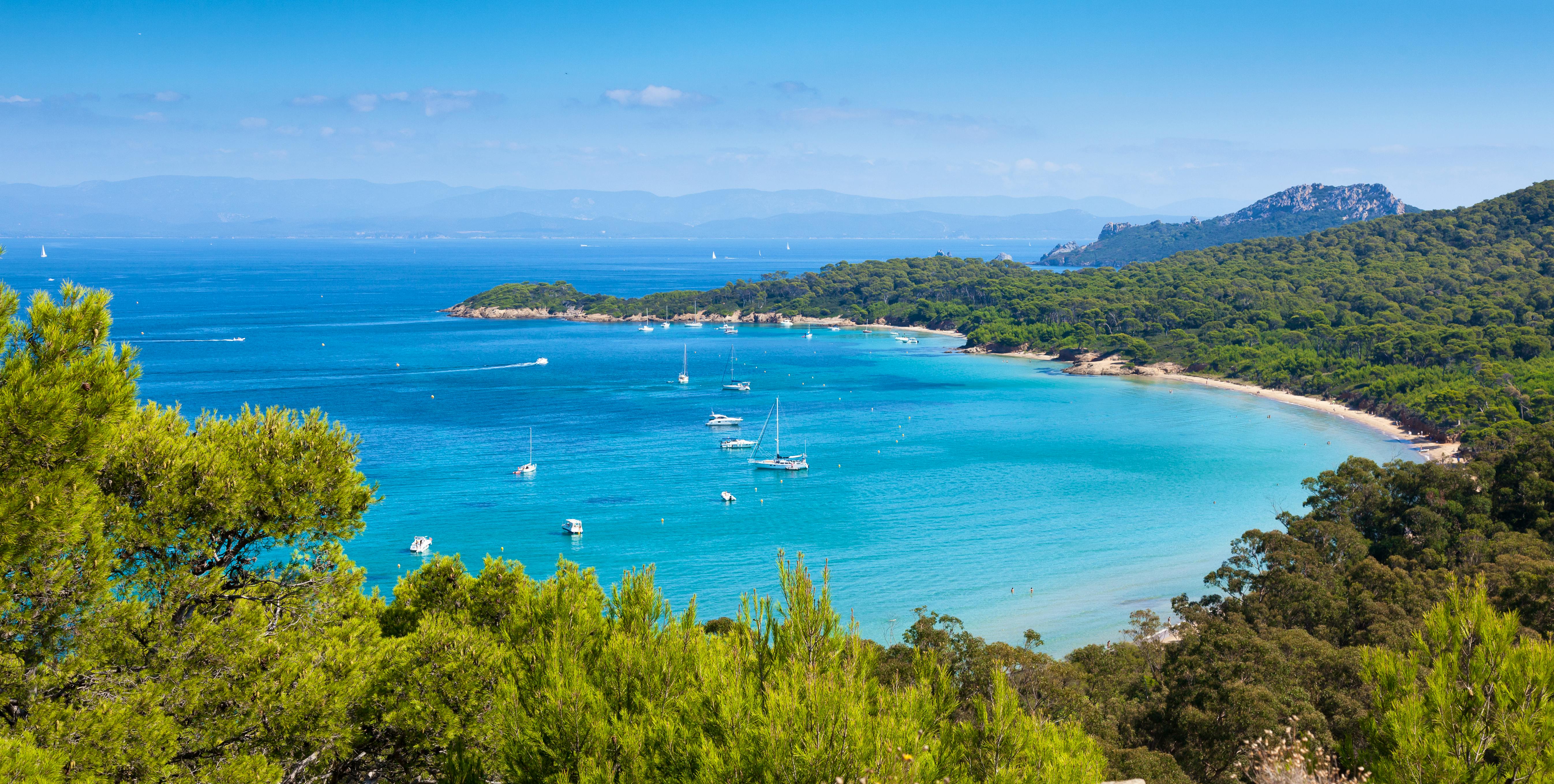Ile de Porquerolles - Band of boats